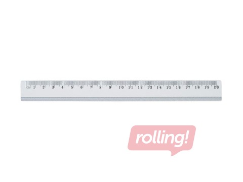 Lineāls, metāla, 20cm