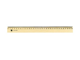 Lineāls 30 cm Alco, koka