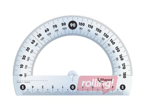 Transportieris Maped Cristal 180°-12 cm 