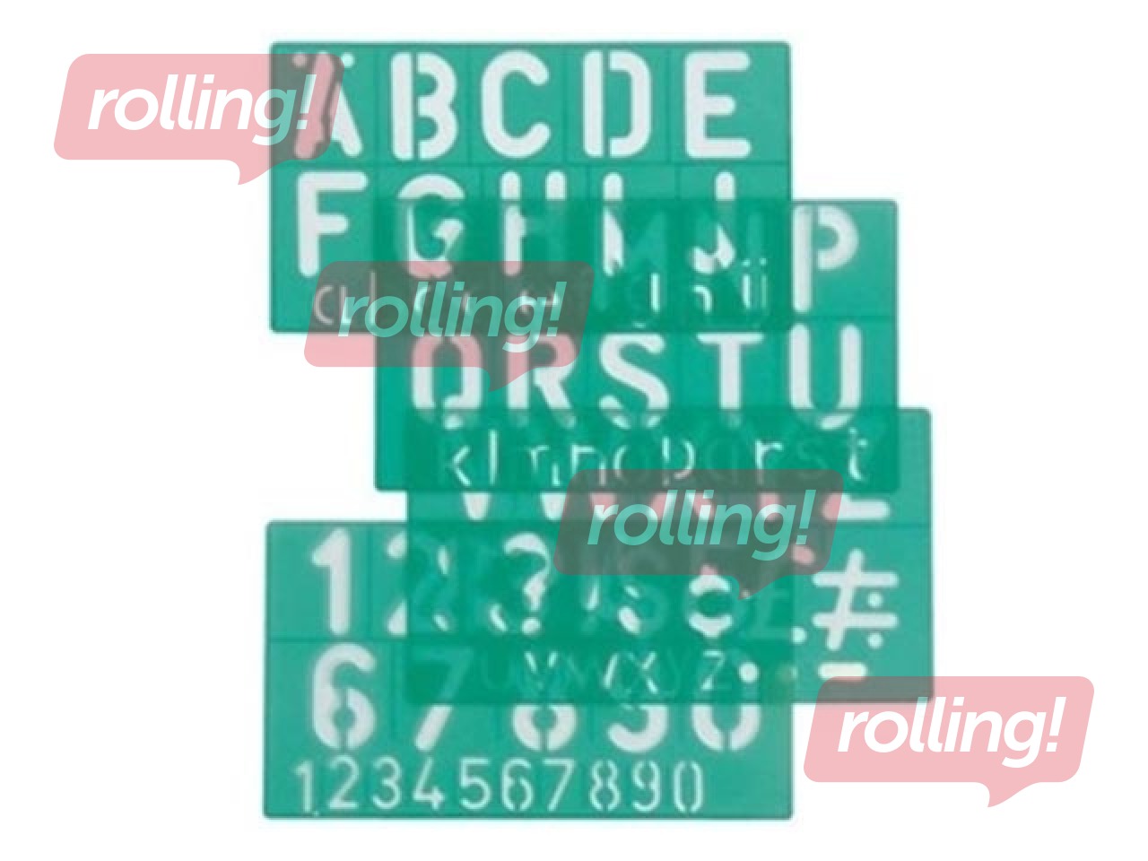 Trafaretu komplekts Linex, 50mm