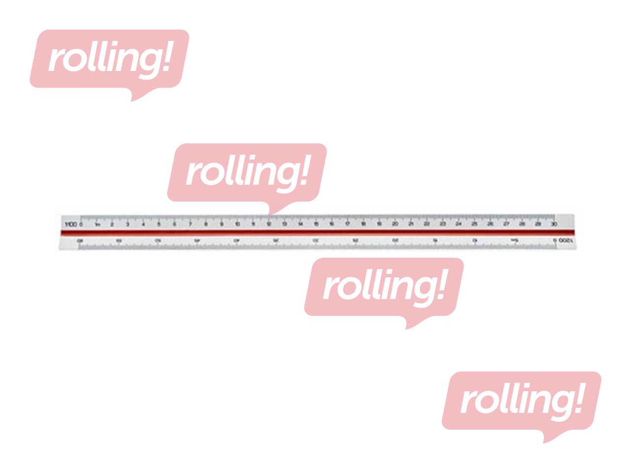 Lineāls mēroga Linex 312, 30 cm., mērogs:1:100:200:250:300:400:500