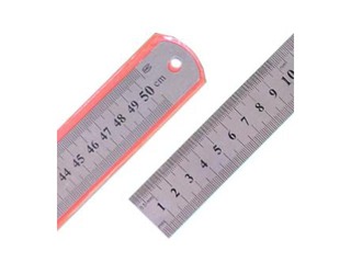 Lineāls, 50cm, metāla