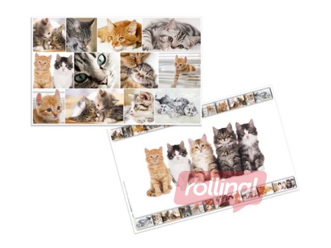 Galda segums ar dzīvnieku attēliem, 55x35cm