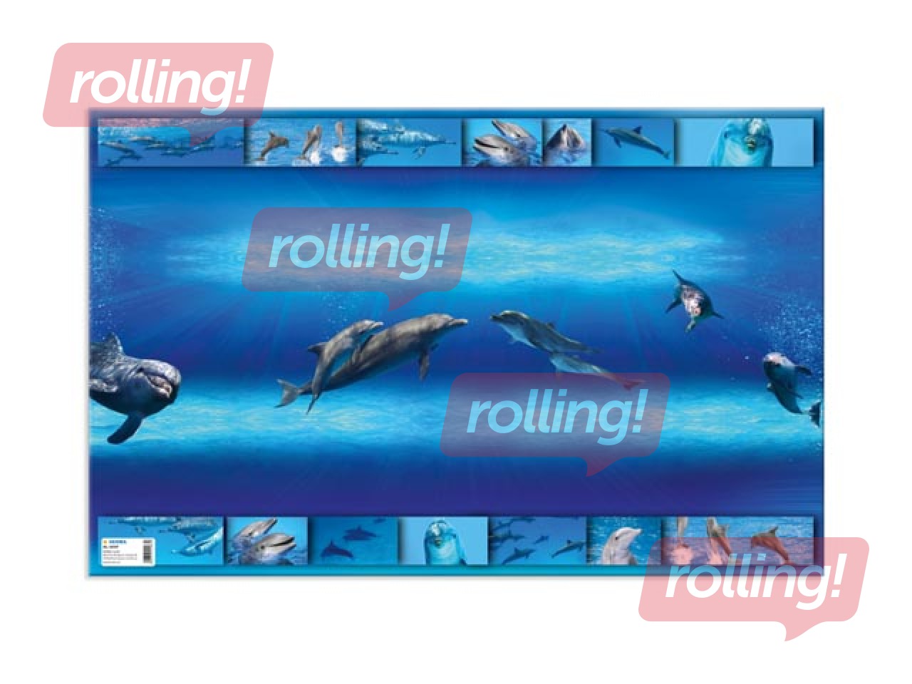 Galda segums ar dzīvnieku attēliem, 55x35cm