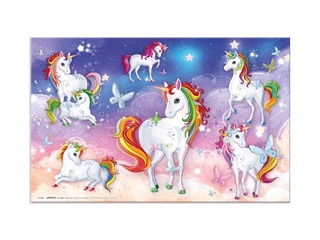 Galda segums ar Vienradžiem, 55x35cm