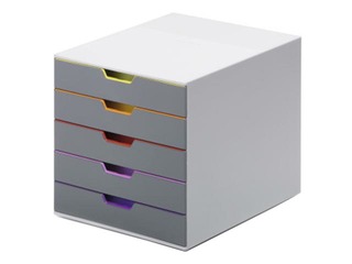 Dokumentu plauktu komplekts Durable Varicolor, 5 atv.