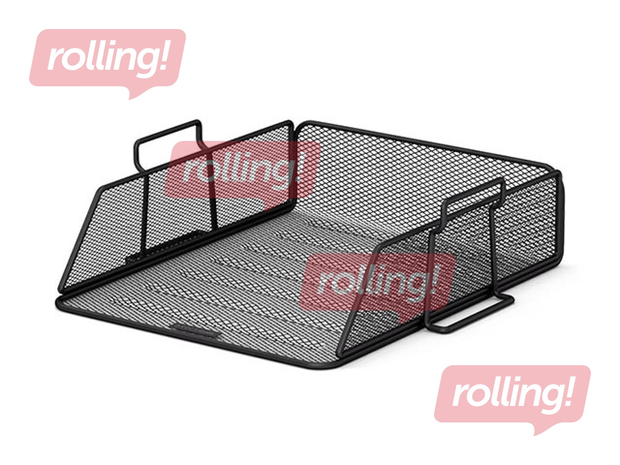 Dokumentu plaukts ErichKrause, metāla, 80mm, melns