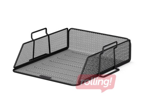 Dokumentu plaukts ErichKrause, metāla, 80mm, melns