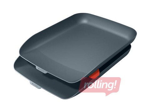 Dokumentu plauktu komplekts Leitz Cosy 2, pelēks