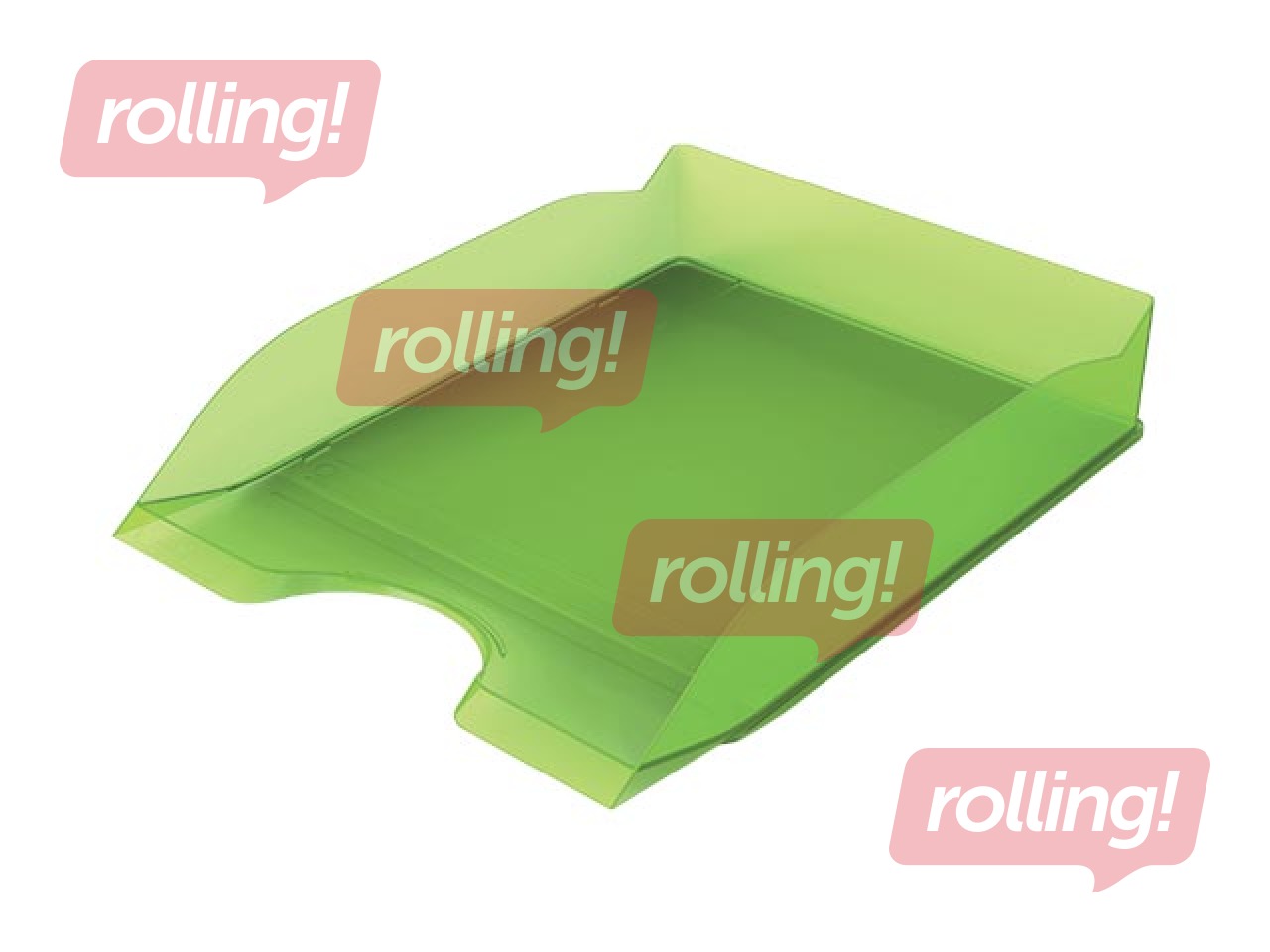 Dokumentu plaukts Durable Basic, caurspīdīgi gaiši zaļš