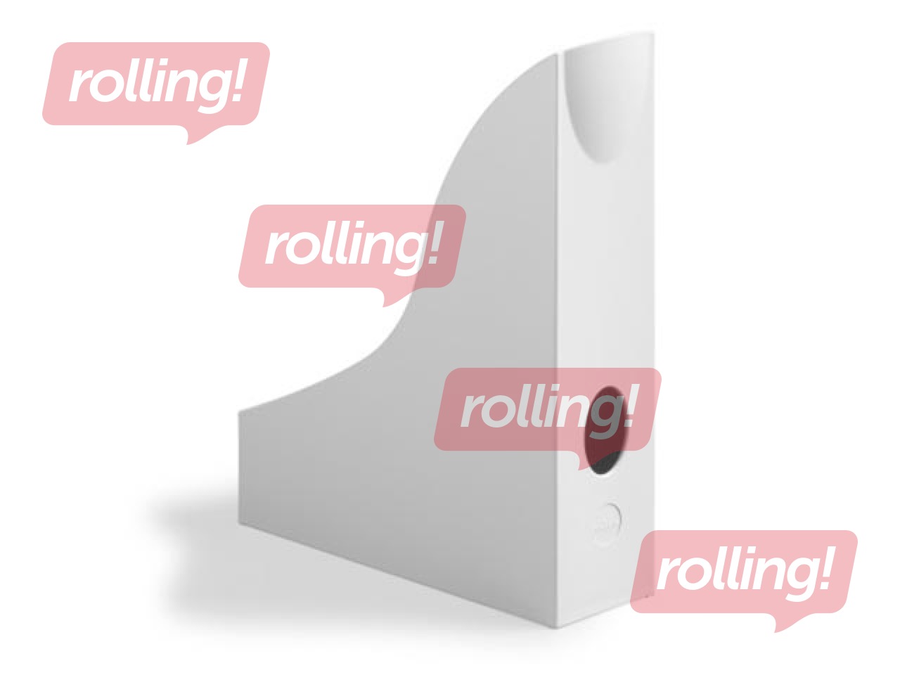 Dokumentu statīvs Durable Eco, A4, plastmasas, pelēks