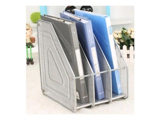 Dokumentu statīvs Forofis A4, 3 nodalījumi, metāla, sudraba