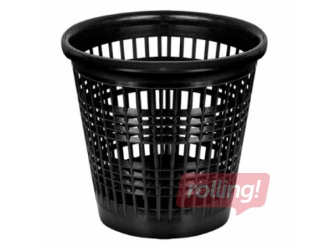 Papīrgrozs Forpus, 10 l, plastikāta, melns
