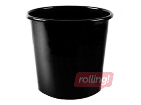 Papīrgrozs Forpus, 10 l, plastikāta, melns