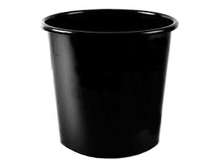 Papīrgrozs Forpus, 10 l, plastikāta, melns