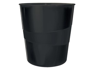 Papīrgrozs Leitz Recycle, 15 l, plastikāta, melns