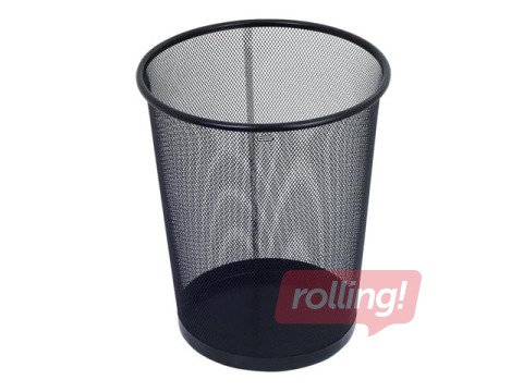 Papīrgrozs Grand, metāla, 19l, melns