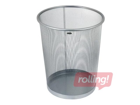 Papīrgrozs Grand, metāla, 19l, sudraba