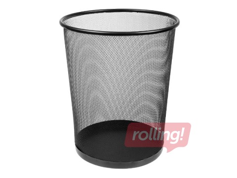 Papīrgrozs MemoBe, metāla, melns, 19l