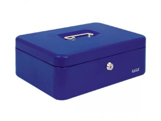 Naudas kaste Eagle 8878L, metāla, zila