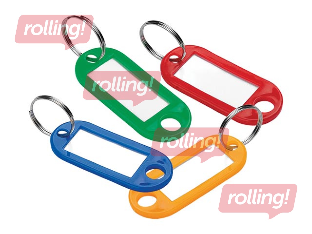 Atslēgu piekariņi Forofis, dažādas krāsas, 12 gab.