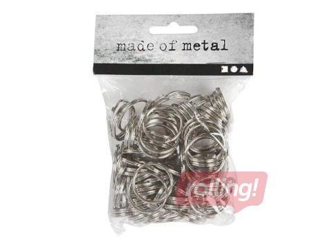 Atslēgu piekariņu riņķis, 25mm, 100 gab.