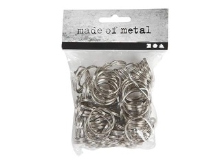 Atslēgu piekariņu riņķis, 25mm, 100 gab.