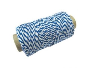 Notāru diegs 35 m, zils/balts