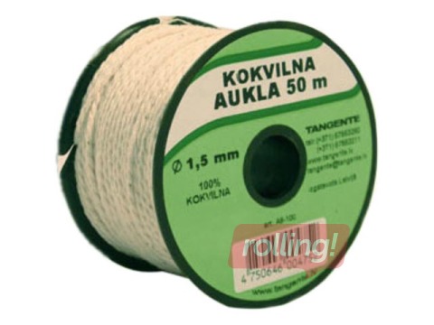 Aukla dokumentu iešūšanai baltā krāsā D1.8mm - 50m 