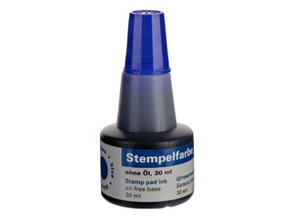Zīmogu tinte Office Point, 30 ml, zila
