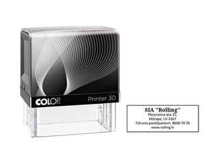 Zīmogs pēc pasūtījuma, Printer 30