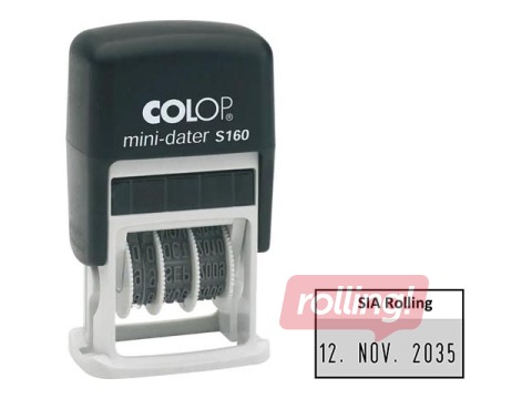 Zīmogs pēc pasūtījuma, Printer Mini-Dater S160