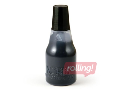 Zīmogu tinte Noris, 25 ml, melna