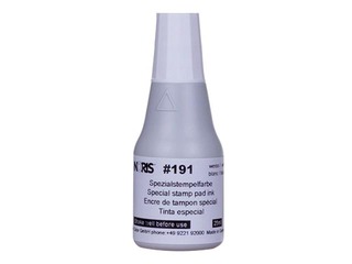 Zīmogu tinte Noris, 25 ml, balta