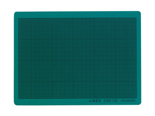 Paliktnis griešanai Linex, A4, 210 x 300 mm, biezums 3 mm, zaļš