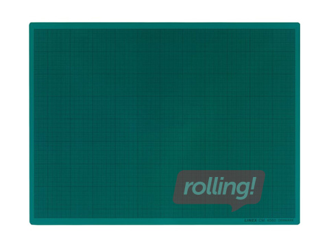 Paliktnis griešanai Linex, A2, 450 x 600 mm, biezums 3 mm, zaļš