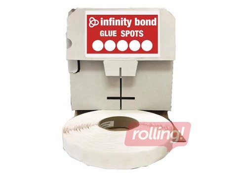 Līmes punkti  Hotmelt, 10 mm x 1000 punkti, vidēja lipības pakāpe