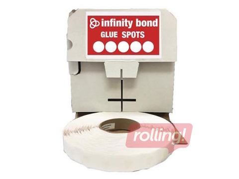 Līmes punkti Hotmelt, 10 mm x 5000 punkti, vidēja lipības pakāpe