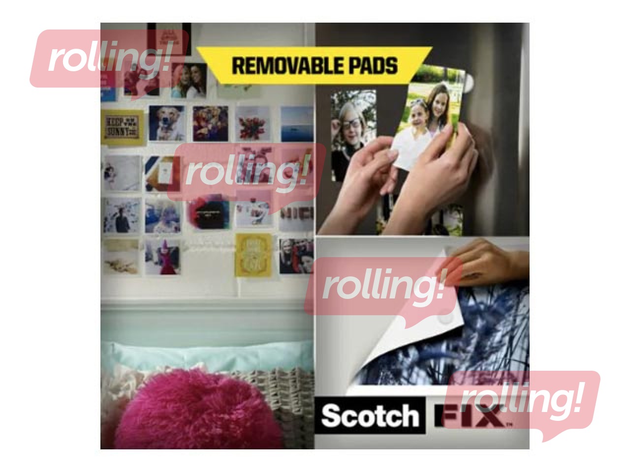 Līmējoša masa Scotch, 11mm x 15mm, 36 gab.