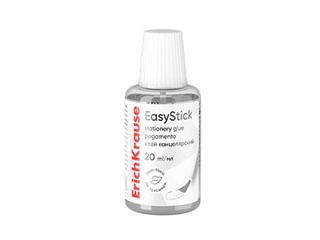 Līme ErichKrause, EasyStick, caurspīdīga, ar otiņu, 20ml