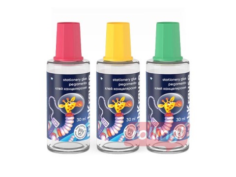 Līme ErichKrause, Space animals, caurspīdīga, ar aplikatoru, 30ml