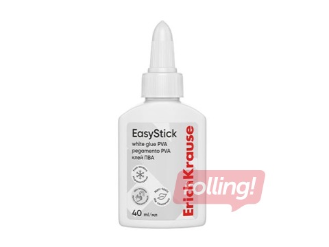 Līme PVA ErichKrause, EasyStick, 40ml