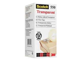 Līmlente 3M Scotch 550,19mmx33m,1 gab., caurspīdīga