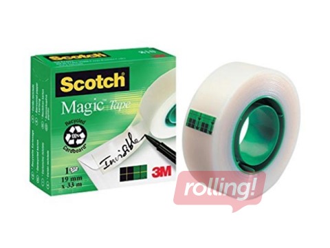 Līmlente 3M Scotch Magic 810, 19mmx33m,1 gab., matēta 