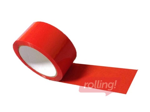 Līmlente iepakošanai PP, sarkana, 48mm х 45m