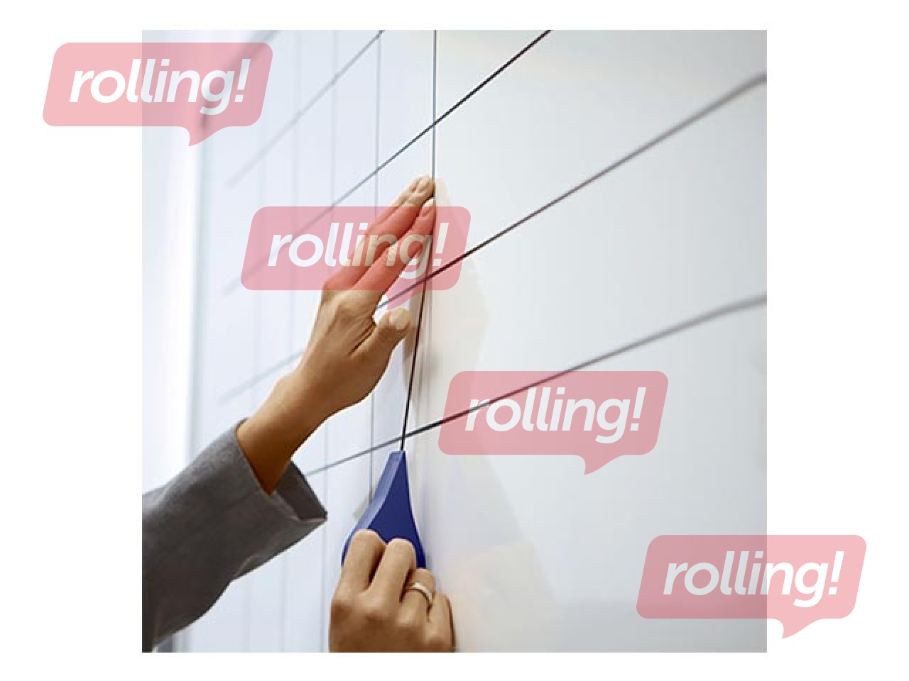 Pašlīmējoša lente Nobo 3mmx10 m, melna