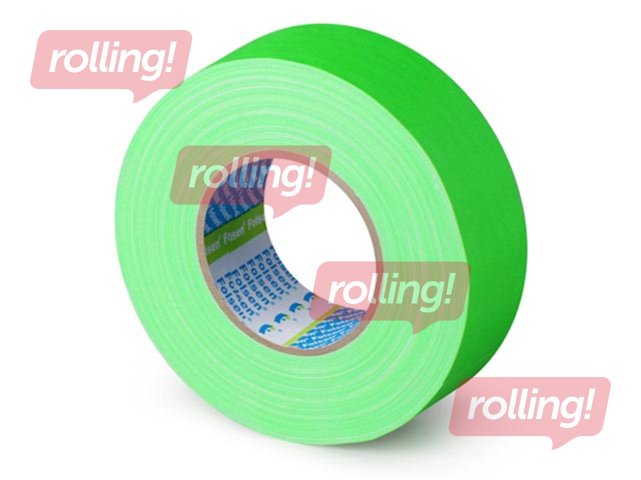 Līmlente mitrumizturīga, 25mm х 50m, 300my, zaļa