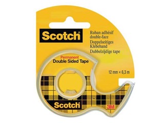 Līmlente abpusēja 3M Scotch,12mm x 6,3m 