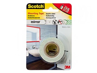 Līmlente abpusēja 3M Scotch, Bath & Mirror, 19 mm x 1.5 m