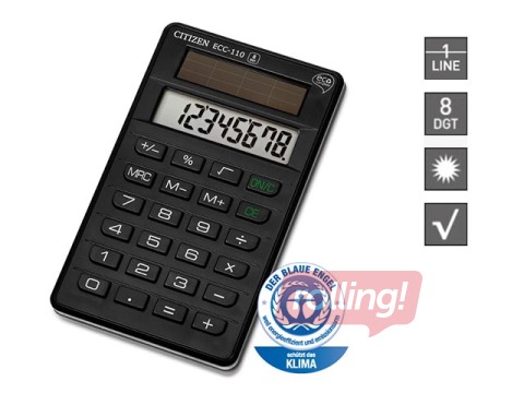 Kalkulators Citizen ECC 110 ECO